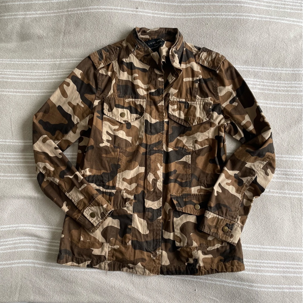 Tj maxx brown camo jacket